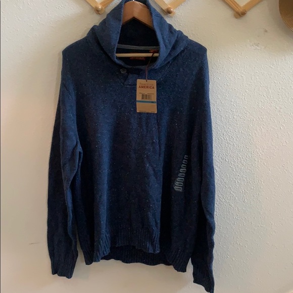 Perry Ellis Other - NWT Perry Ellis America XL sweater indigo heather